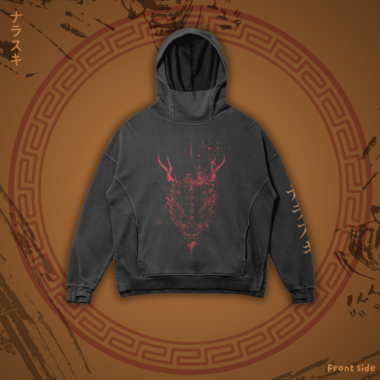 Crimson Dragon's Fury Hoodie